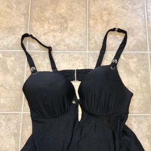 NWT size 20 Lane Bryant black bathing suit